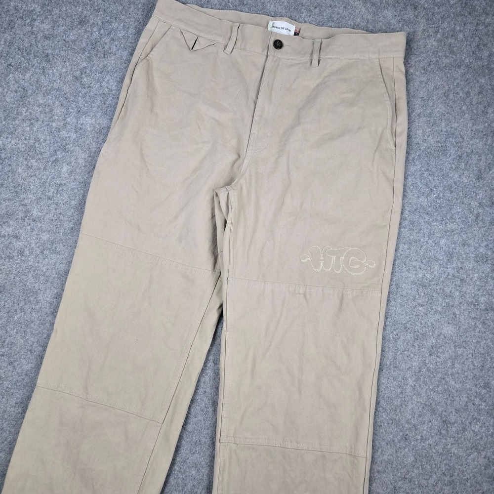 Honor The Gift Chino Pants Mens 38x33 Straight Leg Embroidered Streetwear Y2K